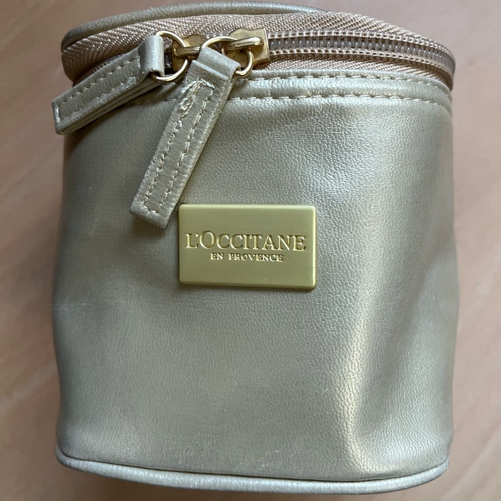 L'OCCITANE Gold Cosmetic Bag